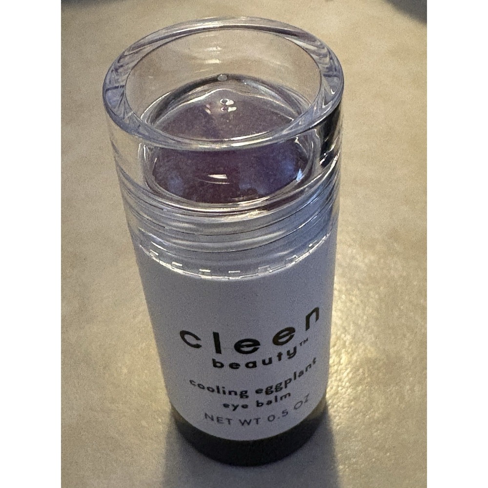 Cleen beauty Cooling Eggplant Under Eye Balm Net wt. 0.5 oz. Hydrate, Depuff +++ - Picture 2 of 3